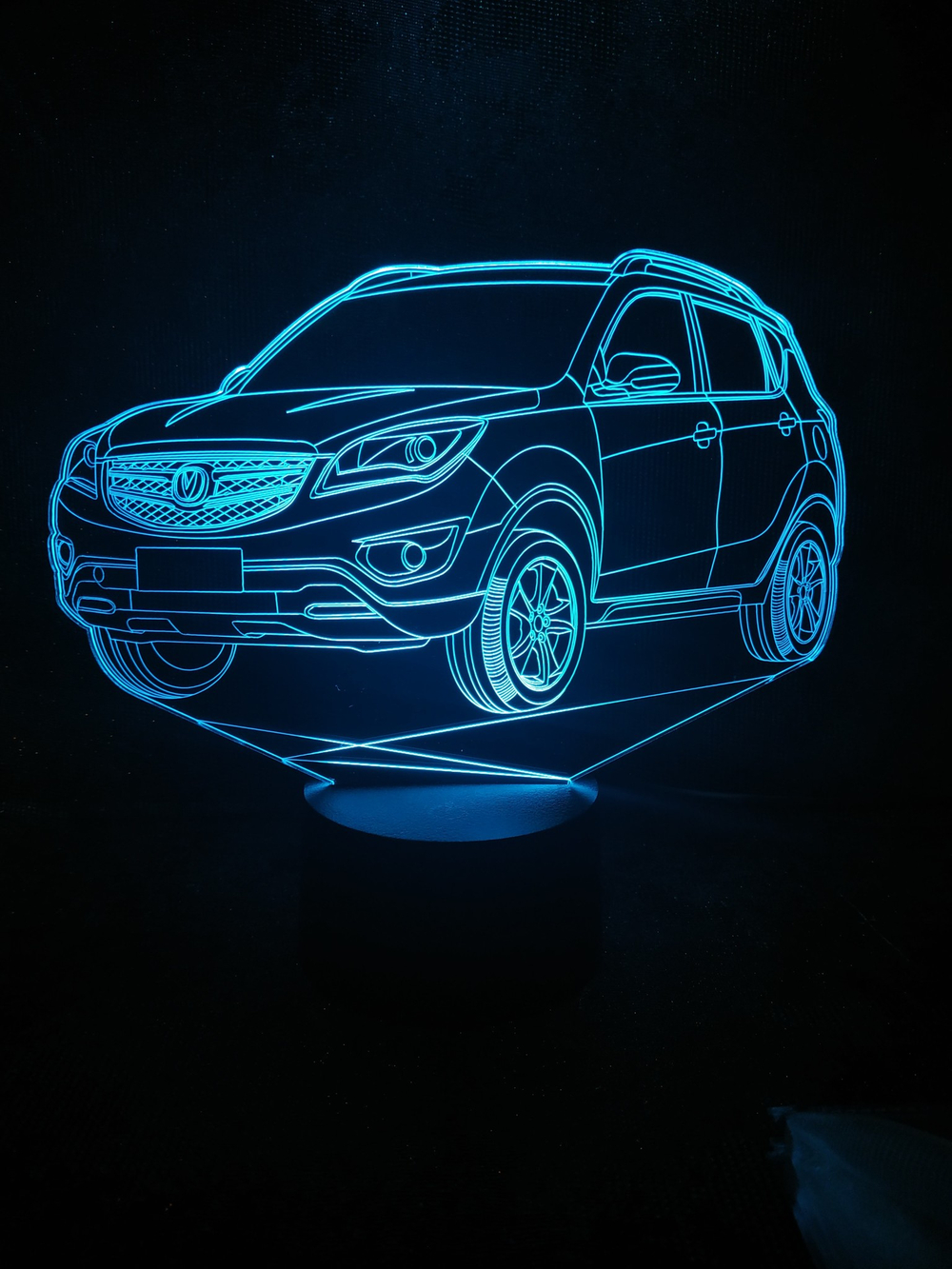 3Д-Светильник "Автомобиль Changan"