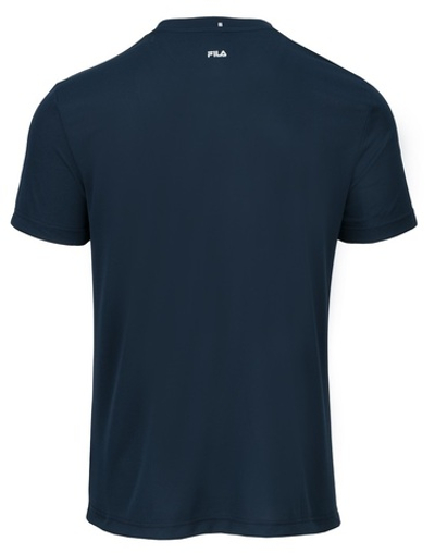 Мужская теннисная футболка Fila T-Shirt Mauri - peacoat blue/white