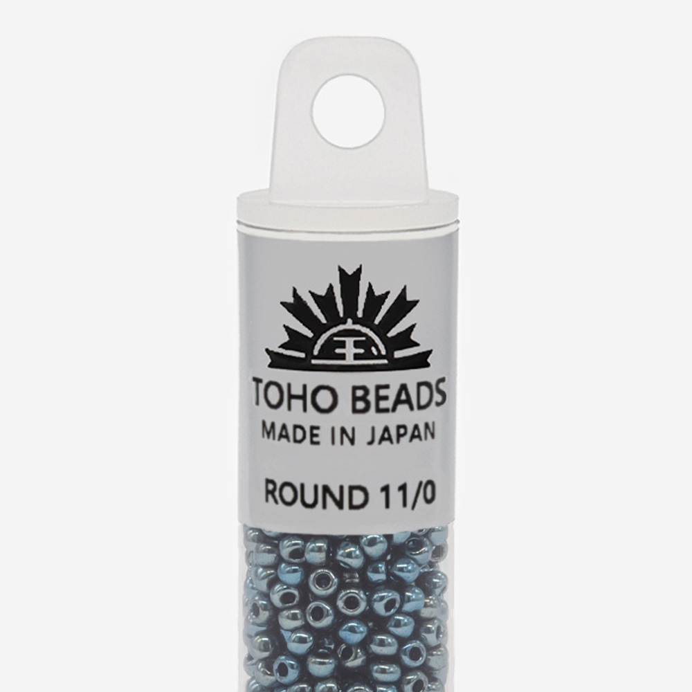 Японский бисер TOHO Round 11/0 (№511), металлизированный, непрозрачный глянцевый