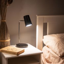 ULM-B600 6W-4500K-DIM BLACK Светильник настольный светодиодный. 6W. Сенсорный выключатель. Диммер. Черный. ТМ Uniel