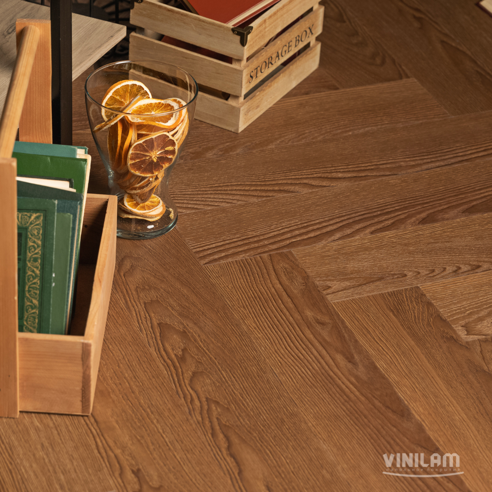 Виниловый ламинат VINILAM PARQUET Herringbone GD11200 Паркет Винсент Glue