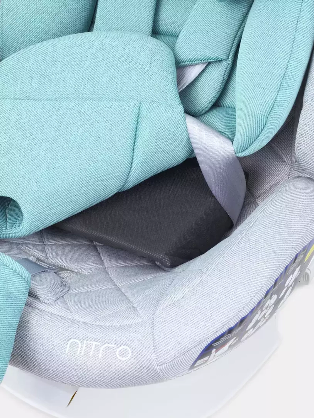 Автокресло RANT UB619 "NITRO" isofix Grey/Mint группа 0+-1-2-3  (0-36 кг)