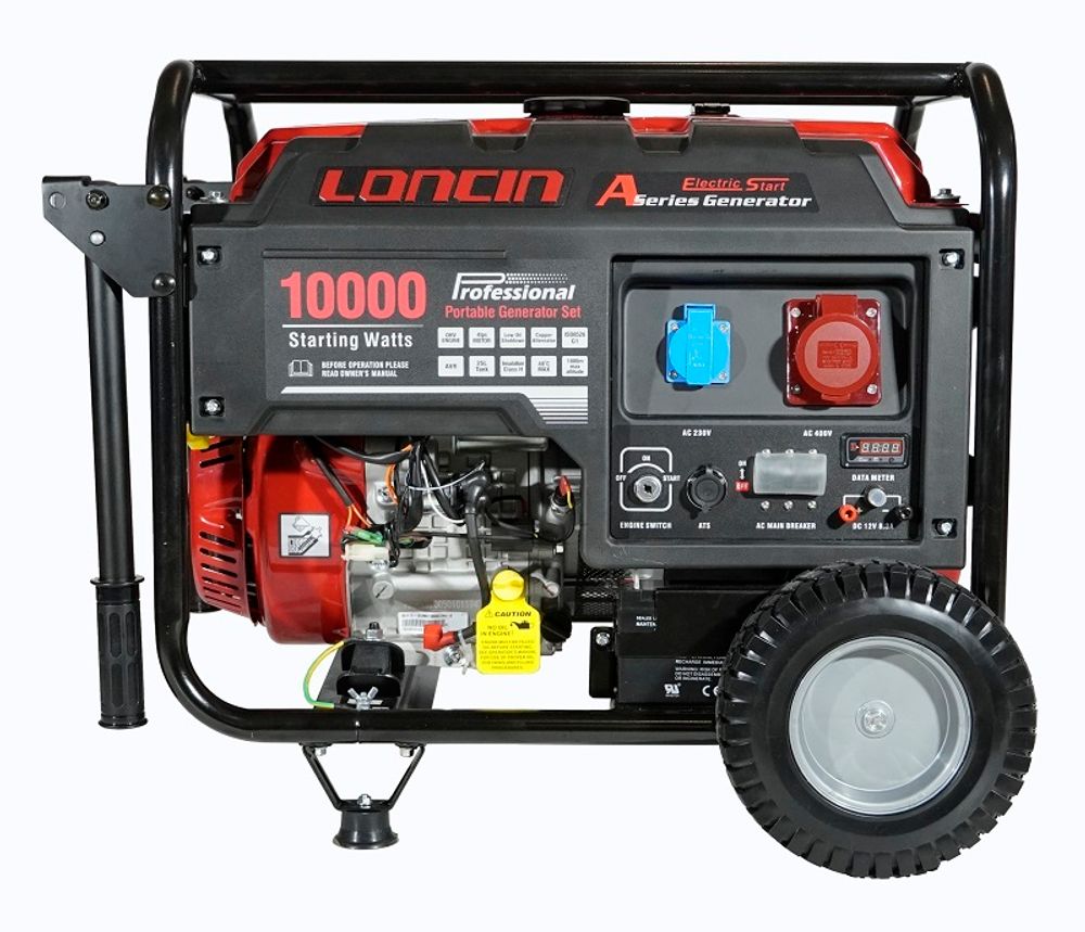 Генератор бензиновый Loncin LC10000D-AS - [8,5 кВт / 380V] трехфазный
