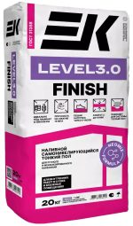 Наливной самонивелирующийся тонкий пол ЕК LEVEL 3.0 FINISH 2-10 мм (20кг)