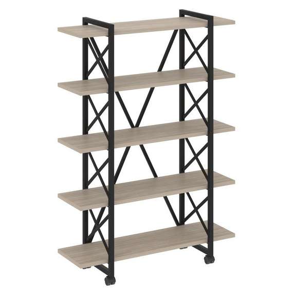 Лофт Стеллаж на колесных опорах-5 полок VR.L-MST.K-5.8V  1200*400*1704