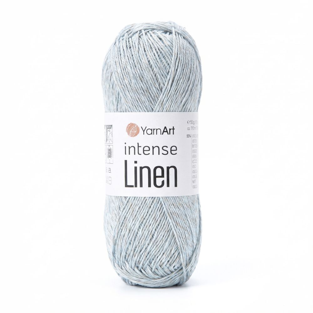 Пряжа YarnArt Intense Linen, Светло серый