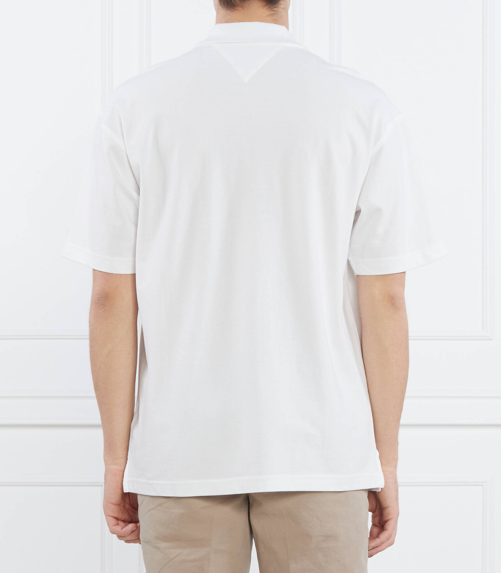 Поло MONOGRAM PLACKET ARCHIV Tommy Hilfiger - белый(MW0MW30785)
