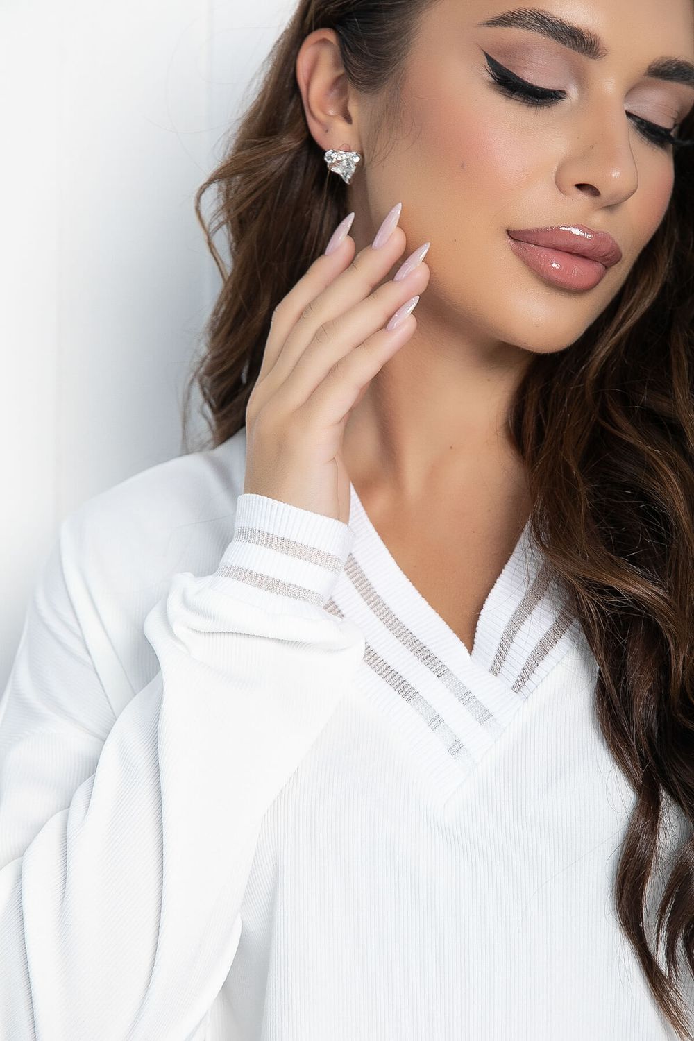 Джемпер Ванильные небеса (белый) Б14399-5М LT Collection