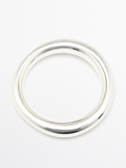 Massimo Dutti Трубчатый браслет, серебряный