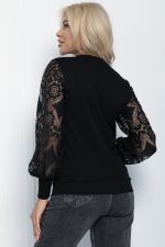 Джемпер трикотажный Арабелла (черный) Б14426-5М LT Collection