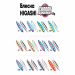 Блесна колеблющаяся HIGASHI Chinook spoon 45g #01