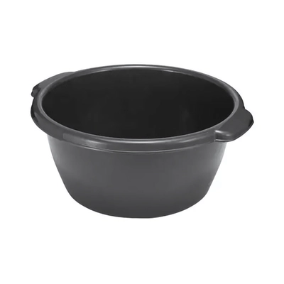 Таз круглый 14л (темно-серый)