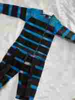 Липучий костюм синий, размер М, для роста 1.3 м