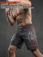 Шорты MMA LEGENDA Варяги 2 черные