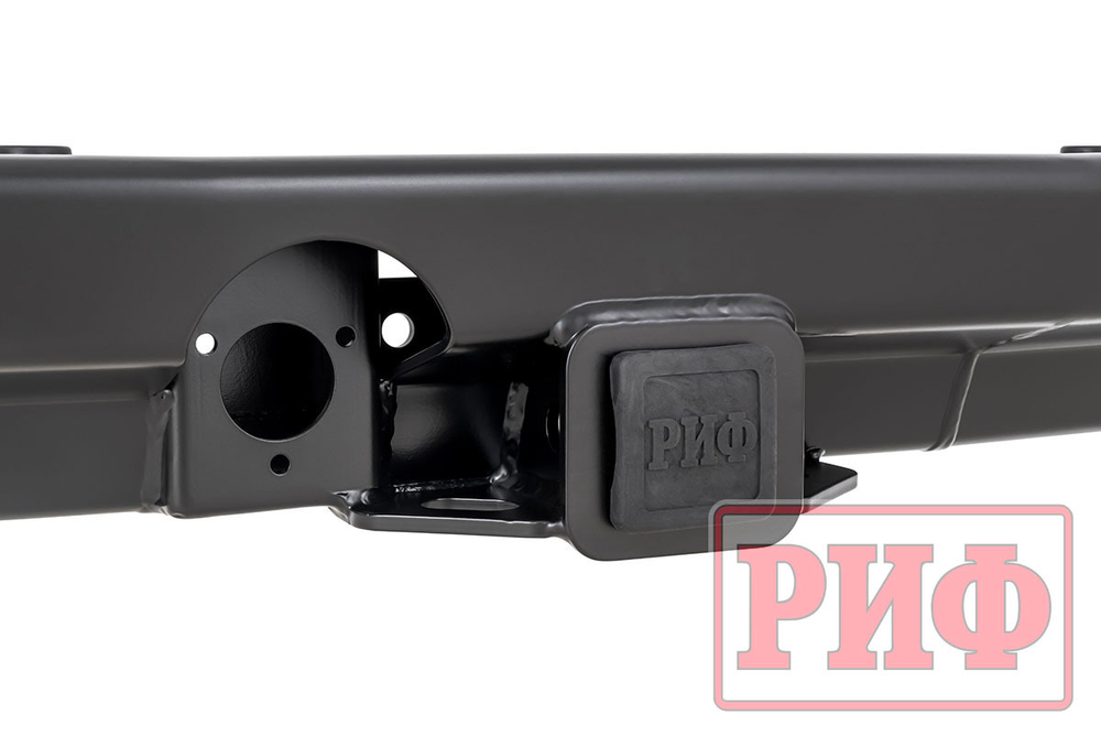 Бампер силовой задний Toyota Land Cruiser Prado 150 c квадратом под фаркоп РИФ