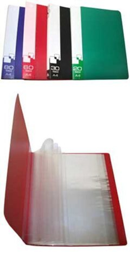 Папка файл А4 20лист 0.60мм красная