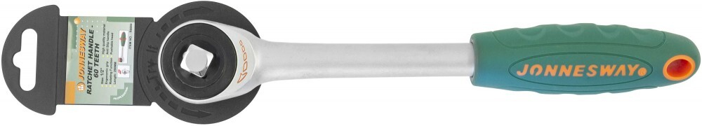 R6604 Рукоятка трещоточная ротационная со сквозным приводом 1/2"DR, 60 зубцов, 290 мм