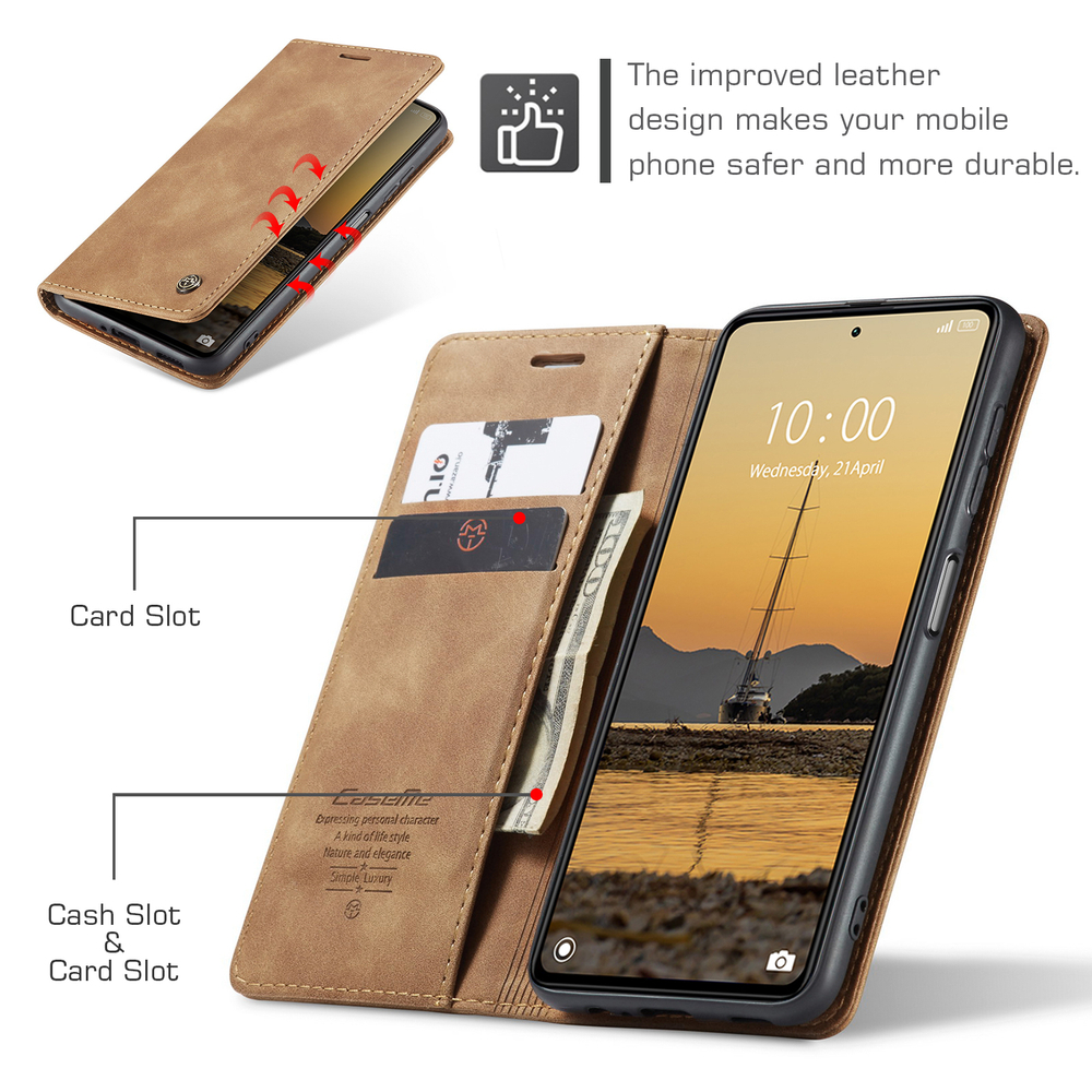 Чехол-книжка CaseMe Matte Xiaomi Redmi Note 12 5G