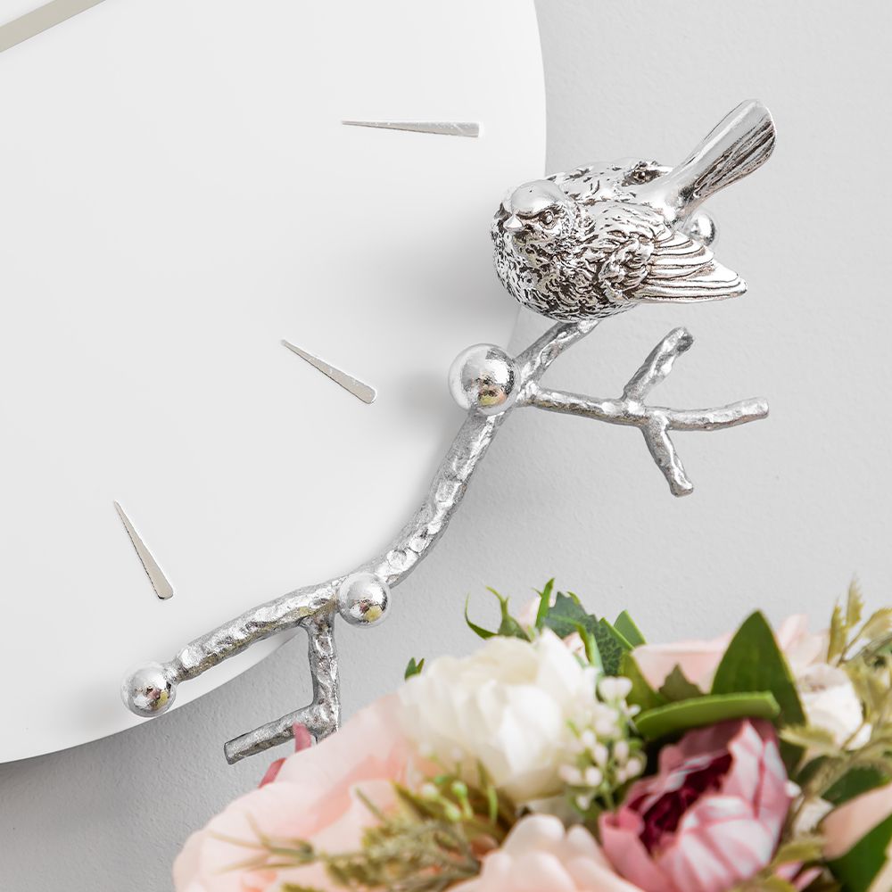 Часы настенные Терра Серебро