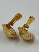 Клипсы с кристаллами Christian Dior