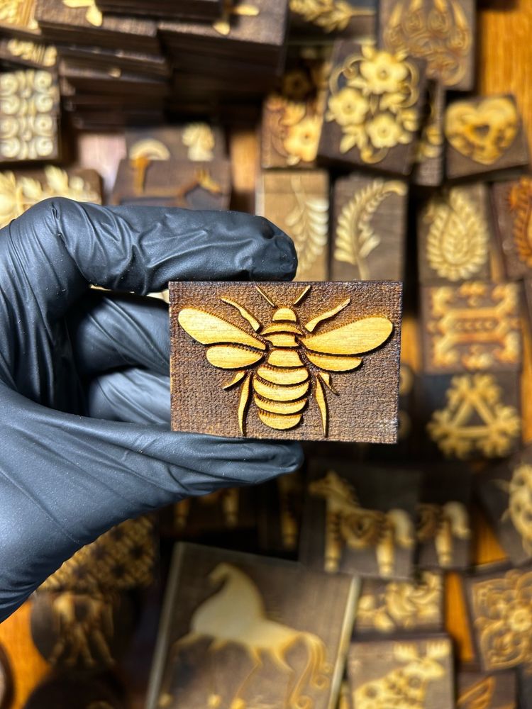 Деревянный штамп 056 (5x3,5 см)