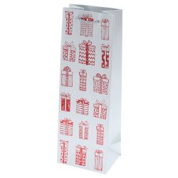 GAEM Пакет подарочный (бумага 210г/м2, блок 12шт), L12 W9 H35 см, 4в.