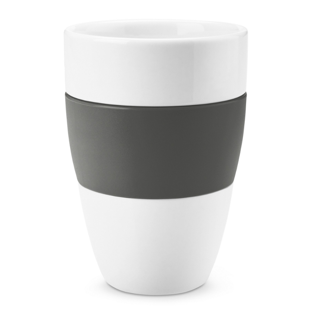 Кружка aroma, 400 мл, темно-серая