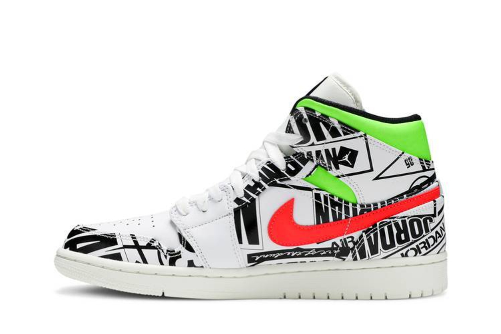 Кроссовки Jordan Air Jordan 1 Mid All Over Logos