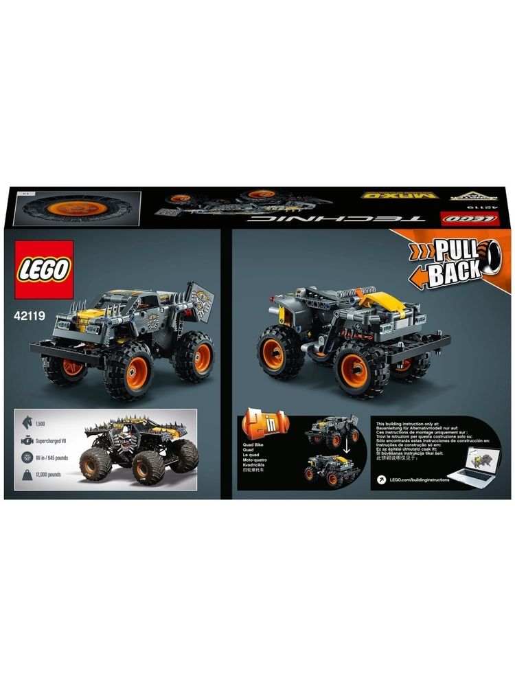 Конструктор LEGO Technic 42119 Monster Jam Max-D