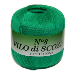 Пряжа Filo Di Scozia №8 50г, 340м, 100%мерсеризованный хлопок (цена за 1 шт)