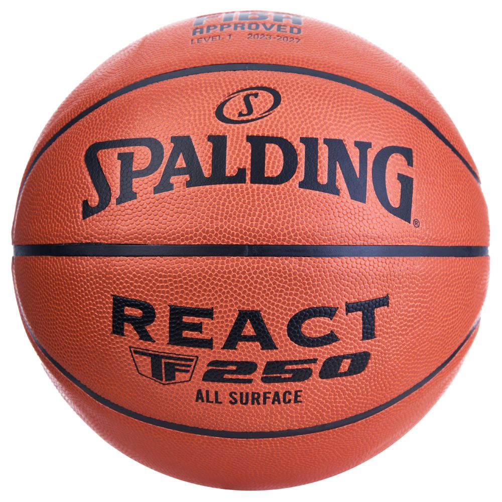 Мяч баскетбольный Spalding TF-250 React 76967z, размер 7, FIBA Approved
