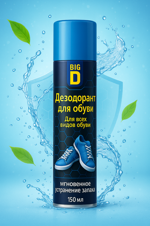 Дезодорант для обуви Биг 150мл