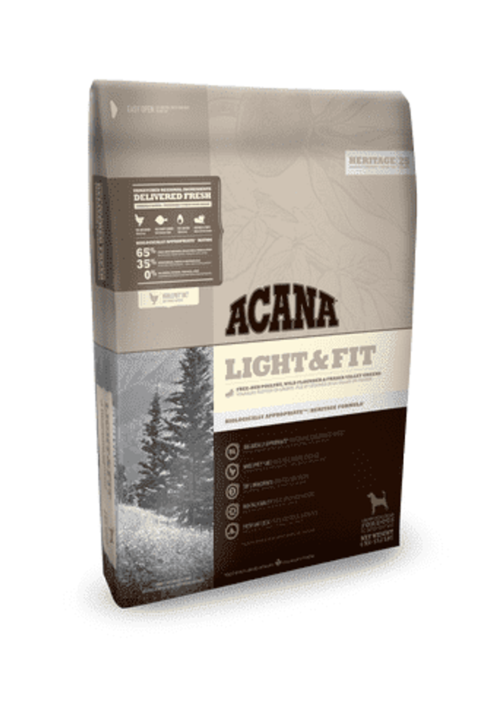 Acana Dog Light &amp; Fit 340г. (облегченный) сухой корм для собак серии HERITAGE