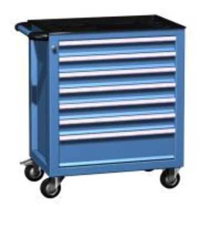 Тележка инструментальная 7 ящиков 02.107R Ferrum