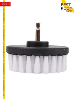 Щетка для уборки на дрель набор насадок/Набор щеток насадок на шуруповерт для химчистки, полировки, клининга