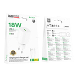 Зарядное устройство на Micro QC3.0 Borofone BA102A (white)