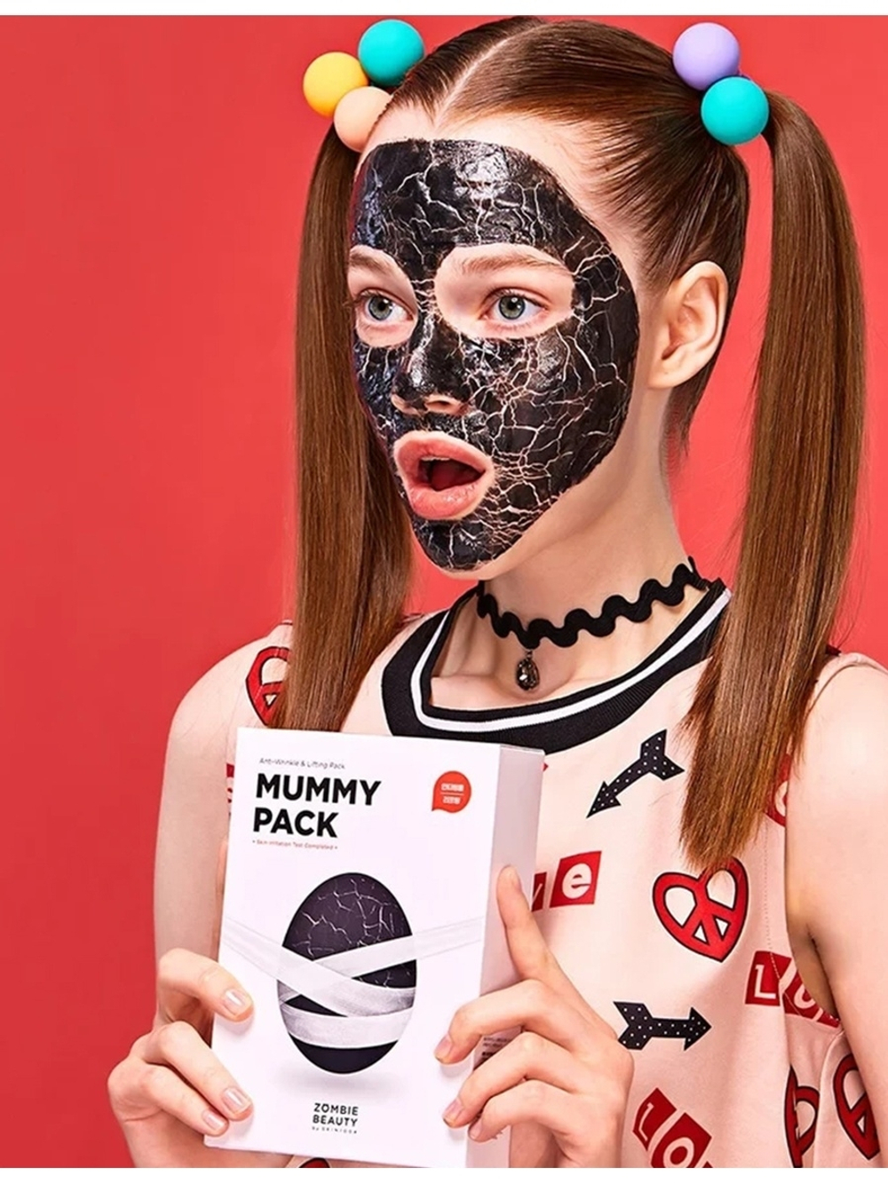 SKIN1004 Антивозрастная лифтинг-маска с чёрным трюфелем Mummy Pack & Activator Kit