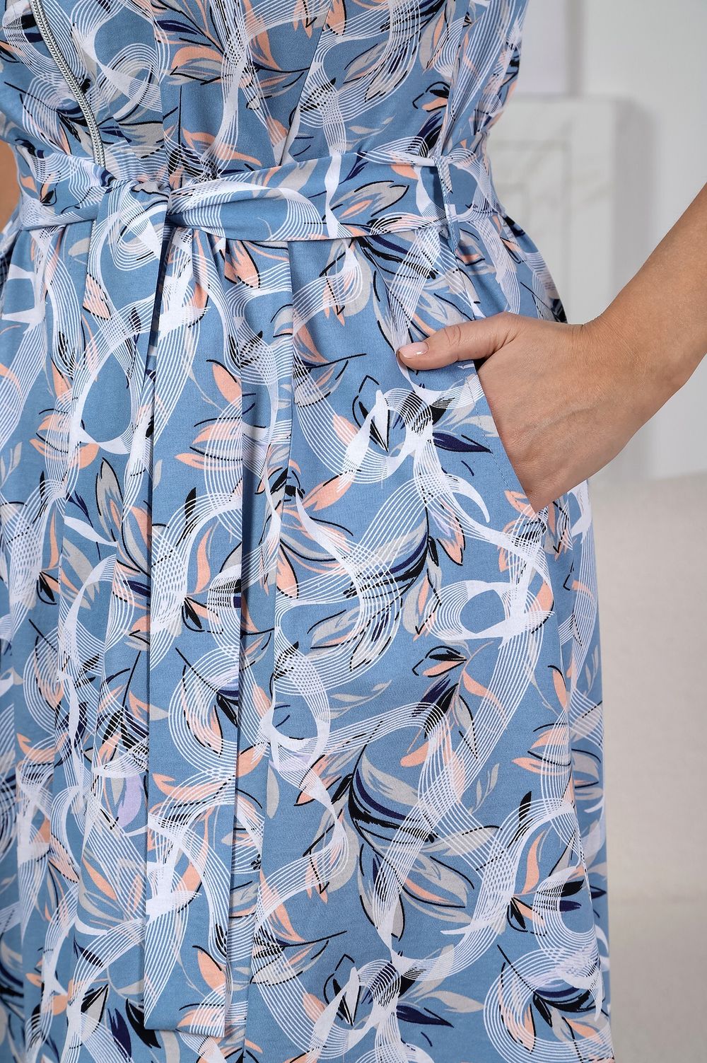 Халат Ванесса-1 Виотекс СЕРО-ГОЛУБОЙ