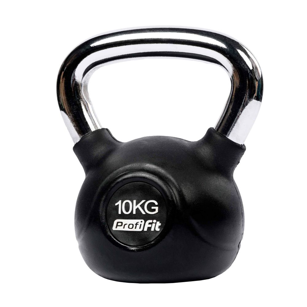 Гиря обрезиненная с хромированной ручкой PROFI-FIT  8 кг