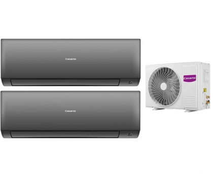 Мульти сплит-система Casarte на 2 комнаты (25+25 кв.м.) Black