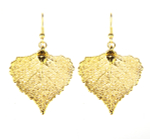 Серьги листья Ester Bijoux Тополь LF34C-G BR