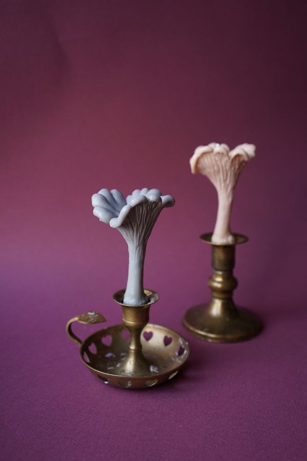 Свеча Гриб Лисичка Охра (Дымчатый уд) - фото 3