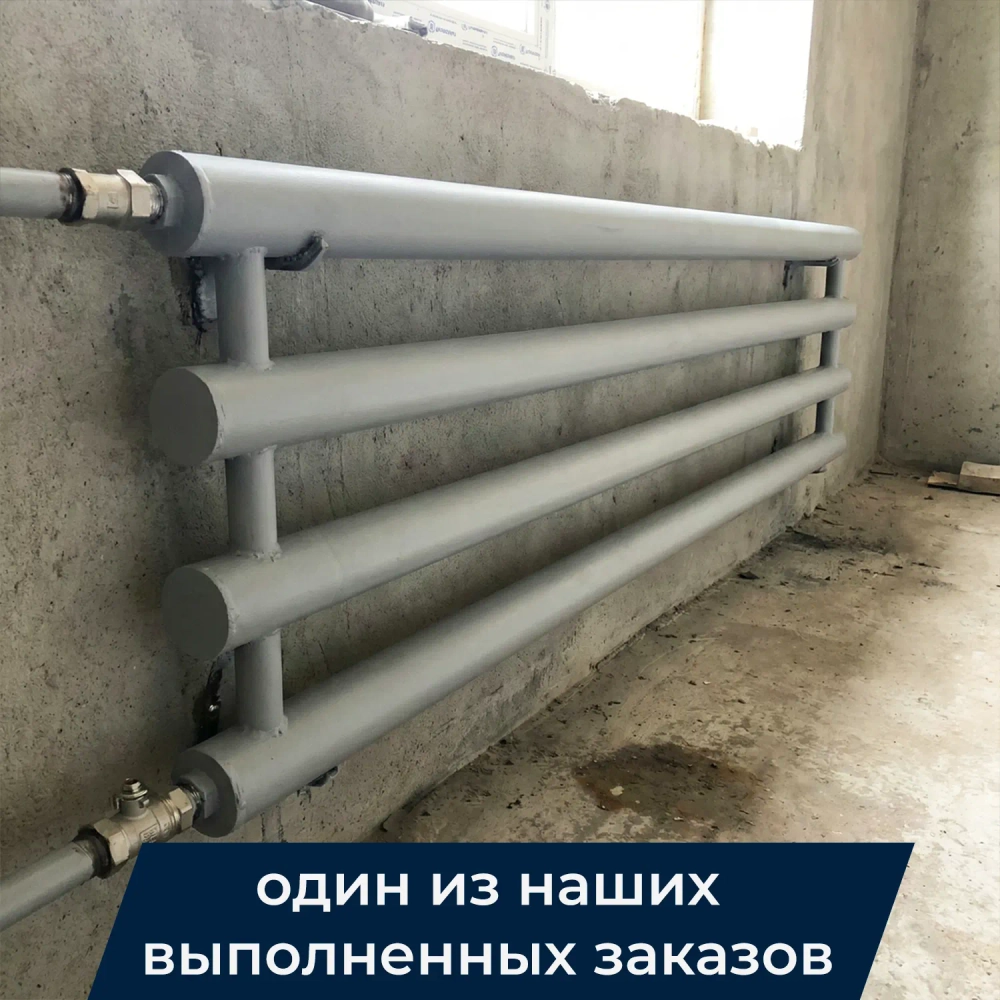 Регистр отопления РСЭ-5x159x4,0-10000 пятирядный секционный с эллиптическими заглушками