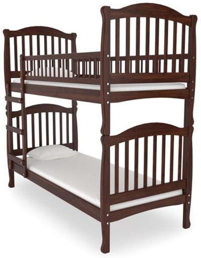 Детская двухъярусная кровать Nuovita Altezza Due Noce scuro/Темный орех