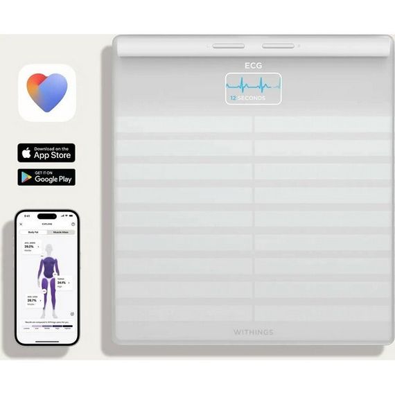 Умные весы Withings Body Scan WBS08 White All Inter (WITWBS08WHITEALL)
