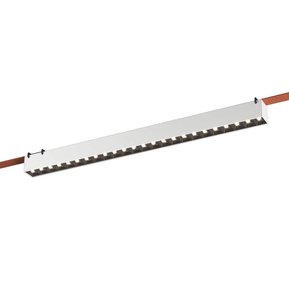 ST455.536.24 Св-к трек. Белый LED 1*24W 3000K 1 778Lm Ra90 24 IP20 L642xW40xH45 48V
