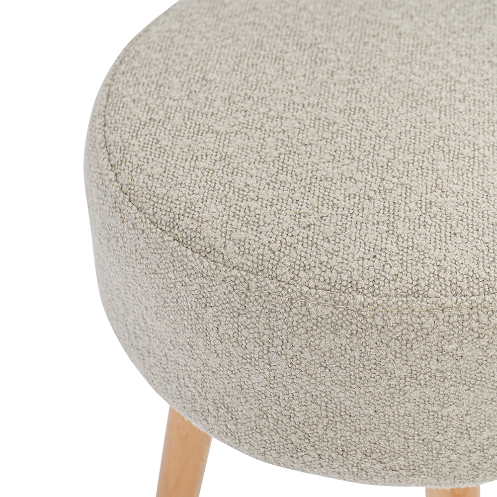 Табурет Bergenson Bjorn Carter, букле, бежевый