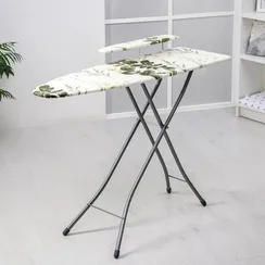 Доска гладильная Nika «Белль-Юниор 3», 112×34,5 см, два положения высоты 70, 80 см, МИКС