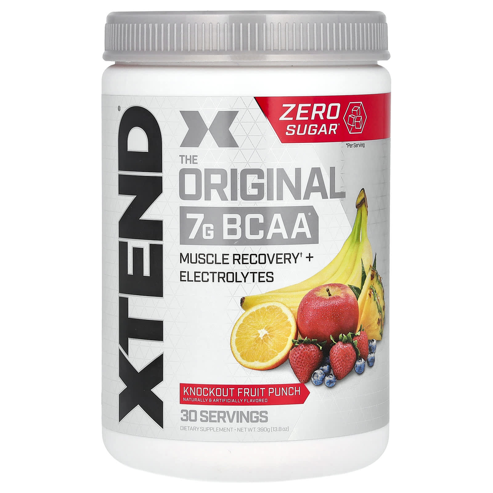 XTEND, 7 г BCAA, фруктовый пунш, 390 г (13,8 унции)