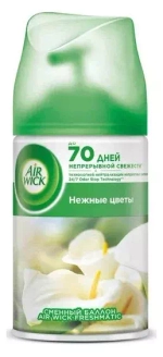 Сменный баллон к автоматическому аэрозольному освежителю воздуха Air Wick Freshmatic Нежные цветы освежитель воздуха 250 мл